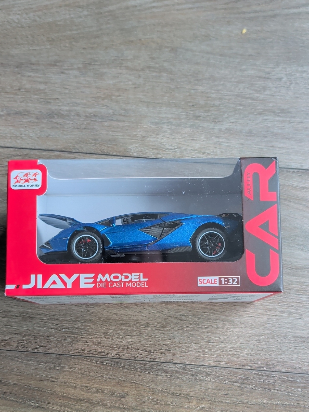 Jiaye Model Blue Die-Cast Lamborghini Toy